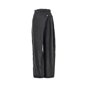 Pinko Women Wrap-Over Twill Pants